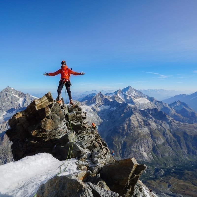 Matterhorn 4474m  über den Hörnligrat