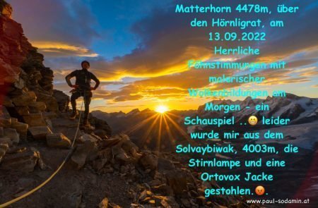Matterhorn -Hörnligrat © Sodamin Paul8
