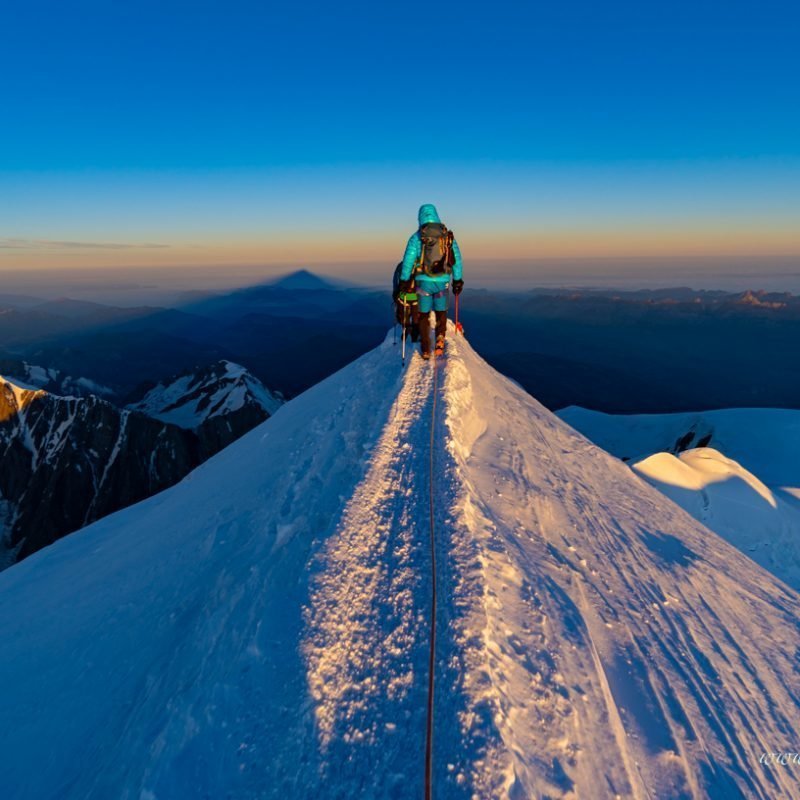 Auf den höchsten Berg der Alpen: Über den Normalweg auf den Mont Blanc 4810m