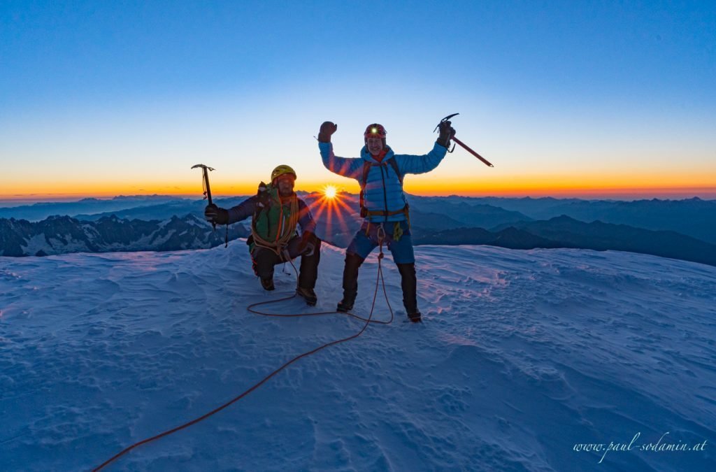 Auf den höchsten Berg der Alpen: Über den Normalweg auf den Mont Blanc 4810m