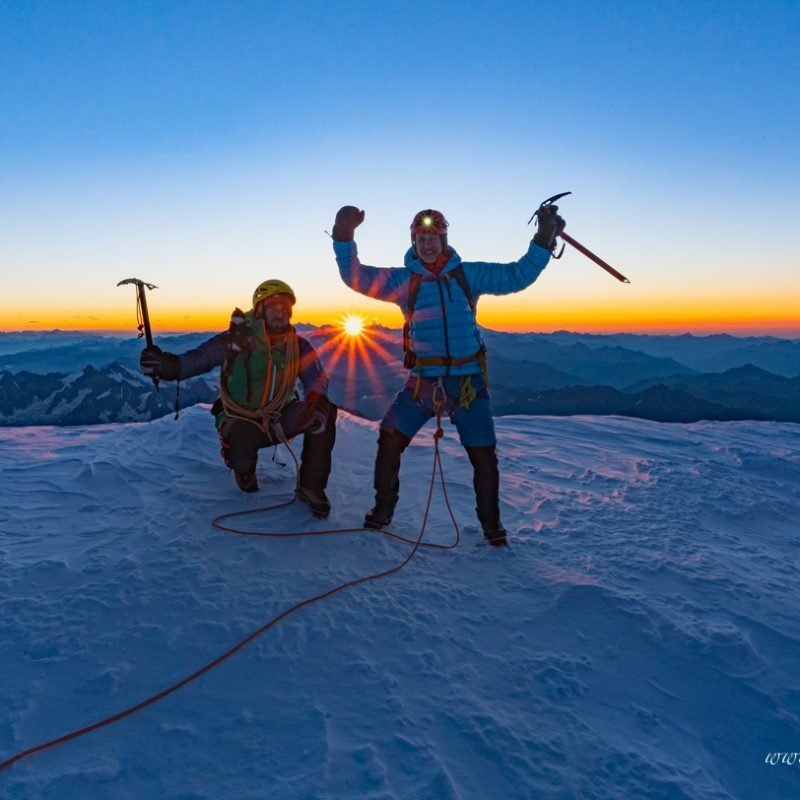 Auf den höchsten Berg der Alpen: Über den Normalweg auf den Mont Blanc 4810m