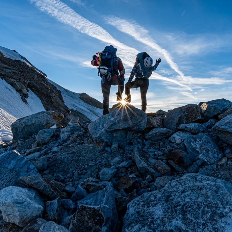 Steinarchitektur – Steinmandl,- Monte Rosa Süd