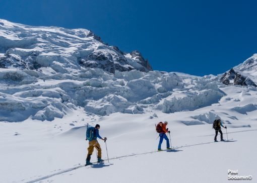 Gran Paradiso und Mont Blanc 4808m mit Ski