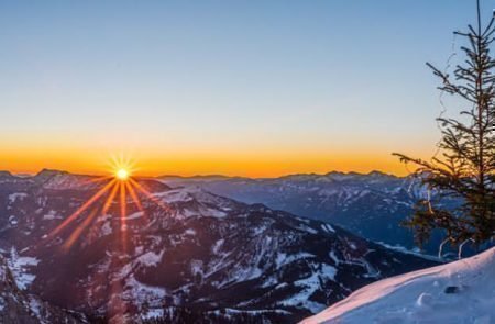 Panorama Sparafeld Sonnenaufgang