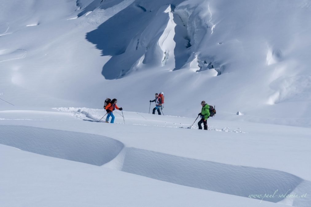 Pulverschnee am Piz Palü 3900m