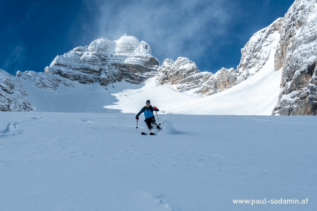 Skitour Dachstein – Gebirge  und Abfahrt über das  Edelgrießkar