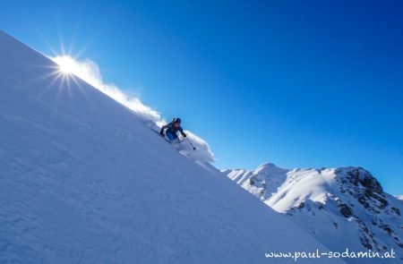 Pulverschnee mit Puiva Paul -Gargellen-Montafon © Sodamin Paul 13