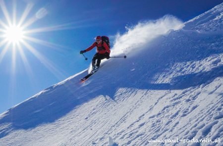 Pulverschnee mit Puiva Paul -Gargellen-Montafon © Sodamin Paul 17