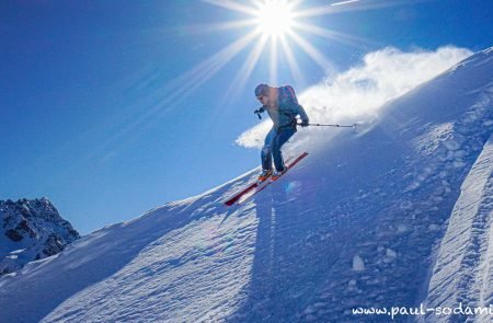 Pulverschnee mit Puiva Paul -Gargellen-Montafon © Sodamin Paul 18