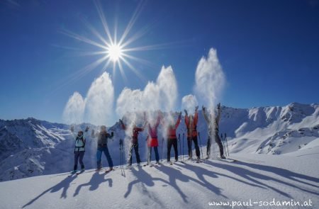 Pulverschnee mit Puiva Paul -Gargellen-Montafon © Sodamin Paul 2