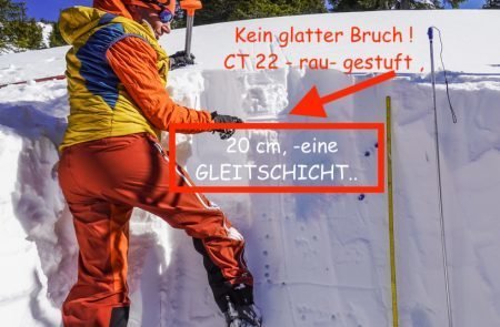 Schneeprofil Blaseneck 13.2.2022 8