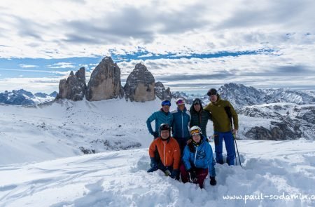 Skitour auf den Sextner Stein (2539m) in den Sextner Dolomiten 22