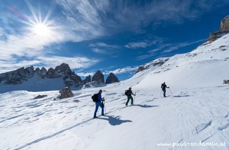 Skitour auf den Sextner Stein (2539m) in den Sextner Dolomiten 3