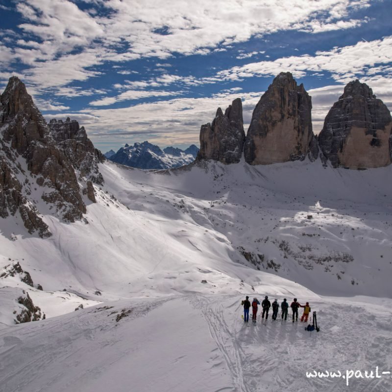 Skitour auf den Sextner Stein (2539m) in den Sextner Dolomiten