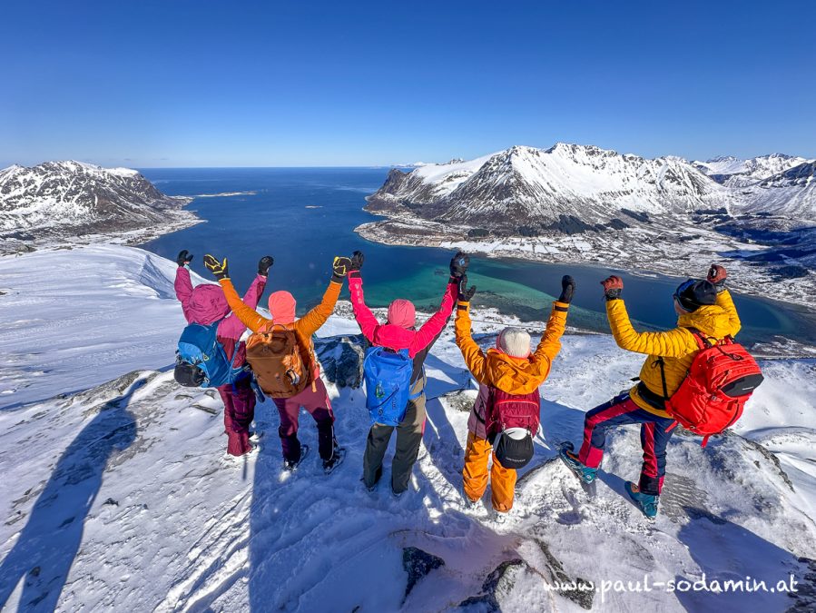 Norwegen – Skitouren auf den Lofoten – zwischen Himmel und Meer .