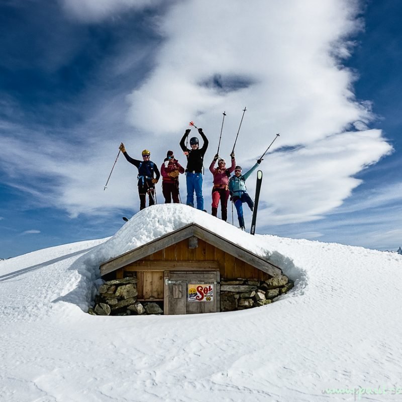 Gargellen-Skitouren im Montafon mit Pulver Paul