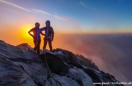 Sonnenaufgang am Großglocknergipfel © Sodamin 2