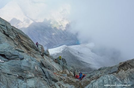 Steinschlag am Großglockner Bergführer Scher verletzt © Sodamin 14