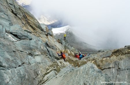 Steinschlag am Großglockner Bergführer Scher verletzt © Sodamin 16