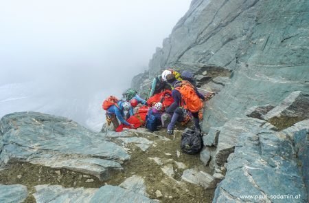 Steinschlag am Großglockner Bergführer Scher verletzt © Sodamin 17