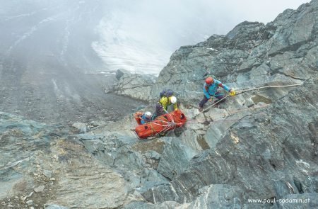 Steinschlag am Großglockner Bergführer Scher verletzt © Sodamin 24