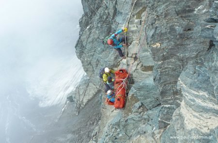 Steinschlag am Großglockner Bergführer Scher verletzt © Sodamin 25