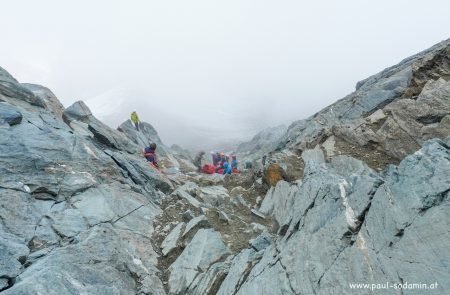 Steinschlag am Großglockner Bergführer Scher verletzt © Sodamin 5