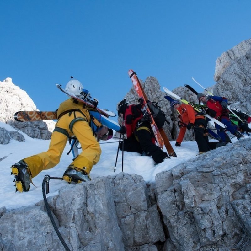 Dachstein Ueberschreitung nach Gosau