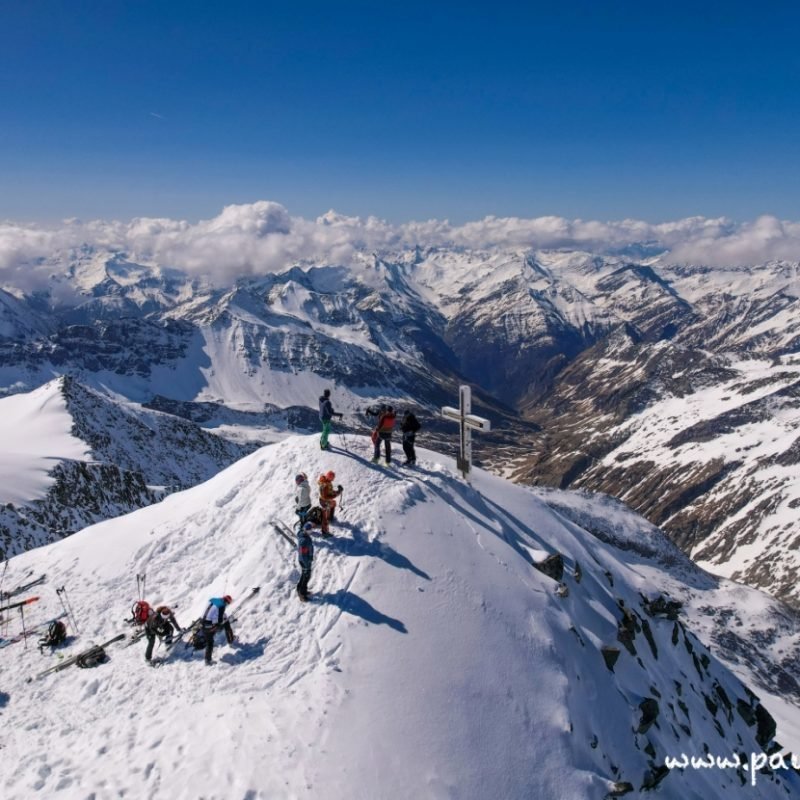 Der Großvenediger gehört zu den Top-Skitouren der Hohen Tauern.