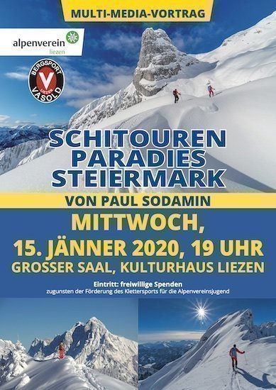 Vortrag Liezen am 15.01.2020 – Schitouren Paradies Steiermark