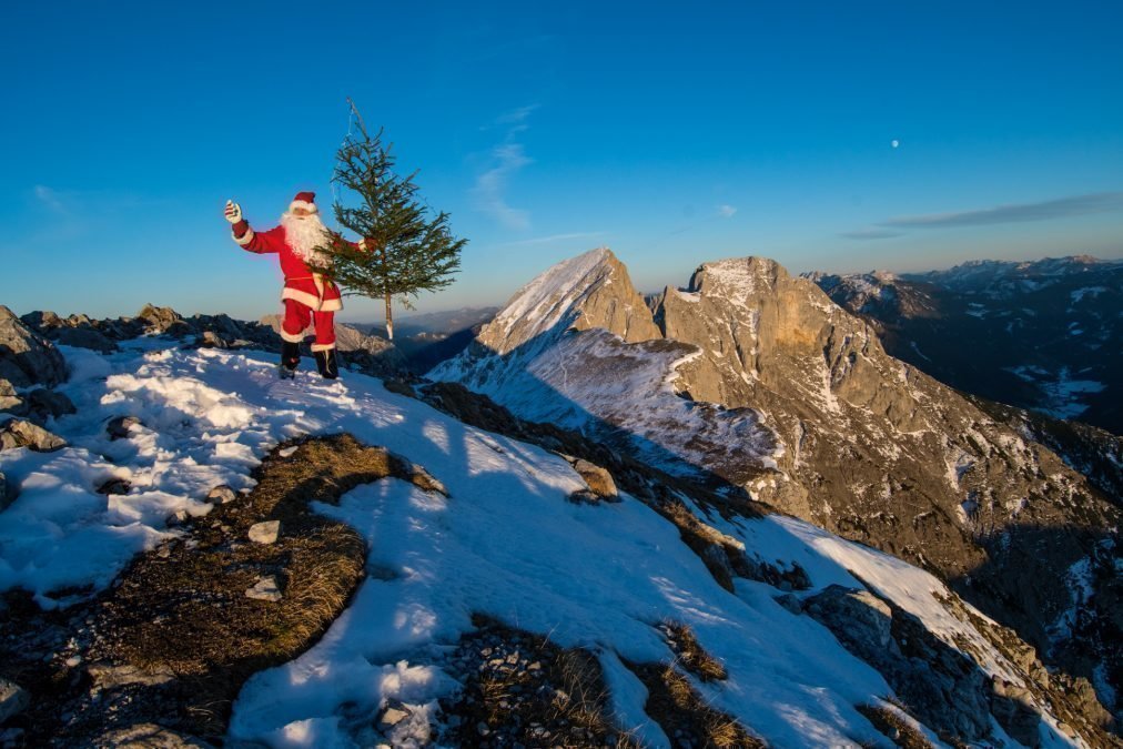 Der Weihnachtsmann am Admonter Kalbling