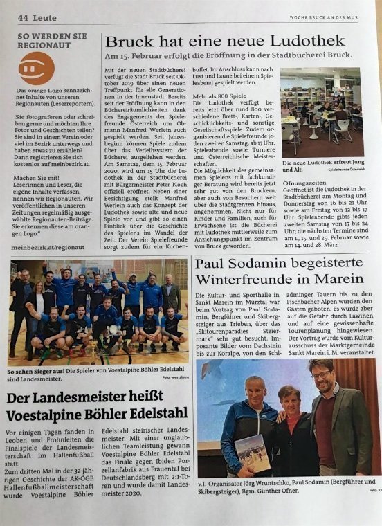 27.01.2020 – Vortrag Presse